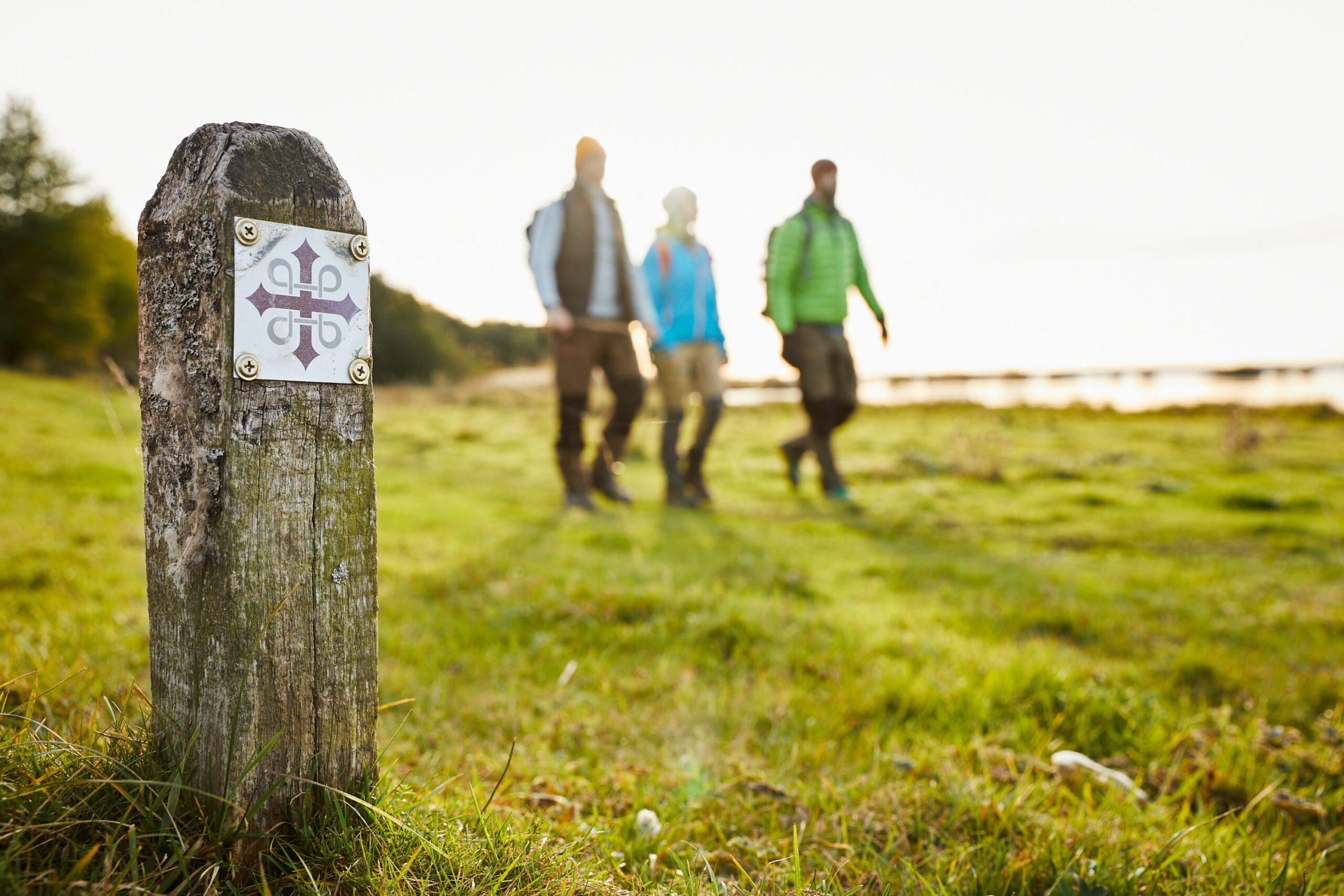 Vandring längs pilgrimsleden